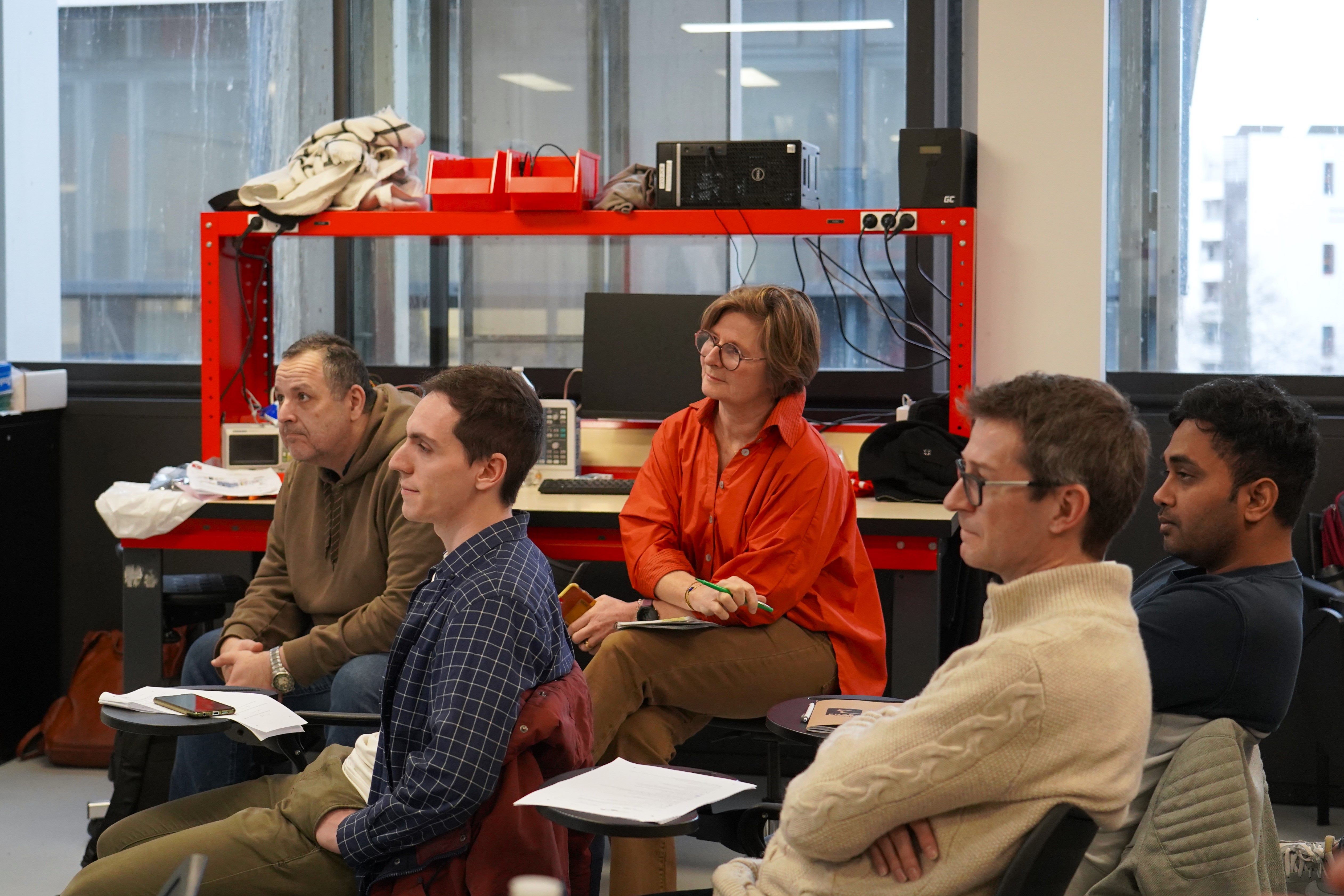 Session de présentation par groupe de projet