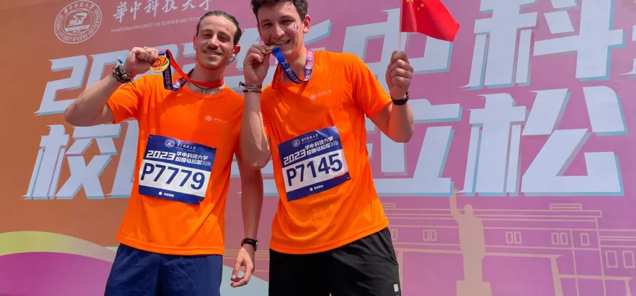 International : nos étudiants explorent le campus de Wuhan !